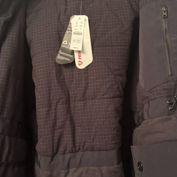 J.Crew Jacket Mens Medium Black Hooded PrimaLoft Corduroy Wool Panels NWT - Picture 4 of 16